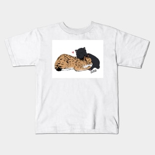 Banana Fish - Ash and Eiji Cats Kids T-Shirt